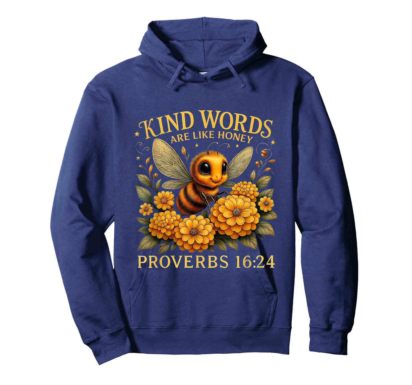 Kind Words are Like Honey Christian Bee Religous Faith Cross T-Shirt