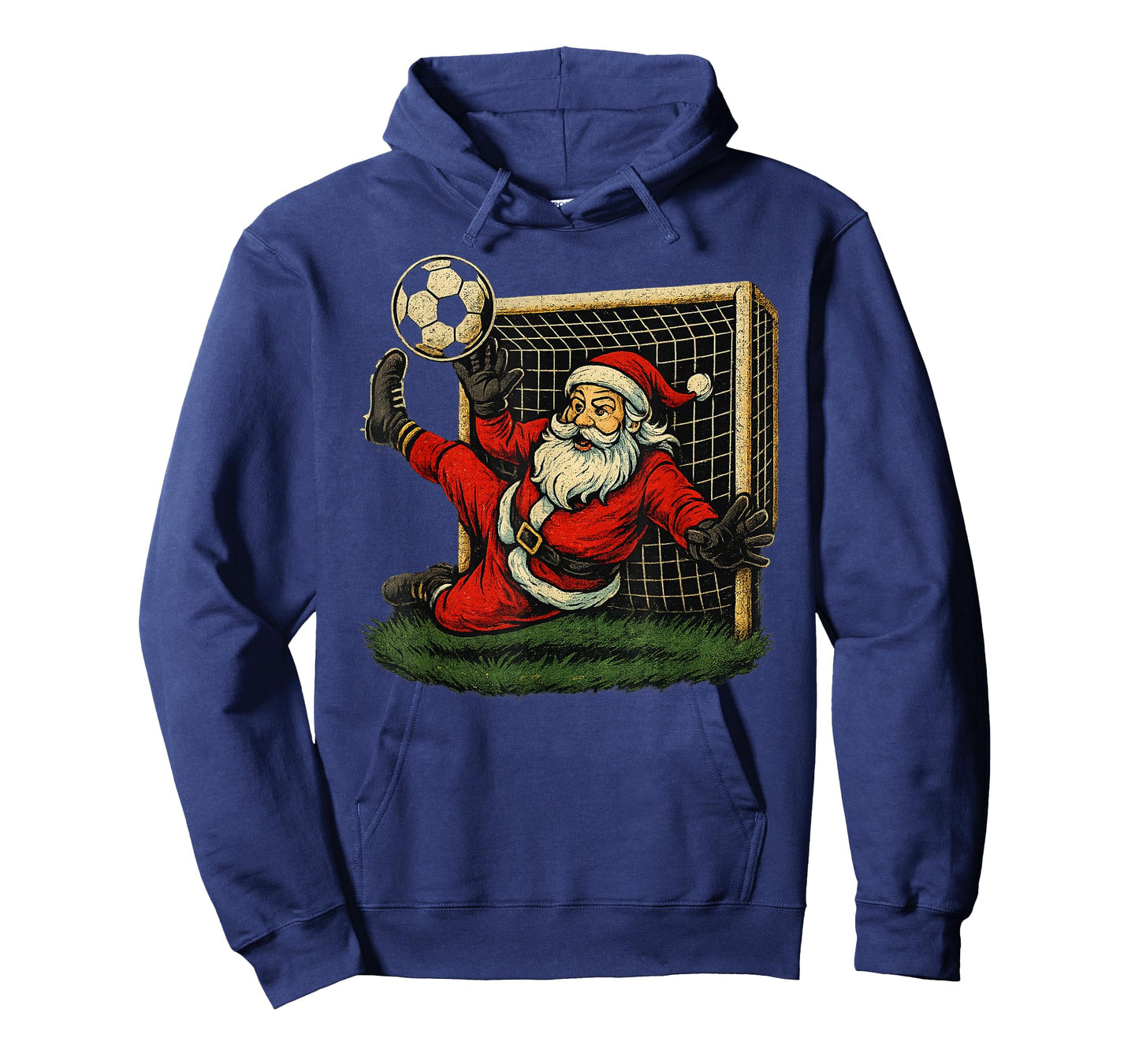 Soccer Goalie Santa Claus Christmas Sports Boys Youth T-Shirt