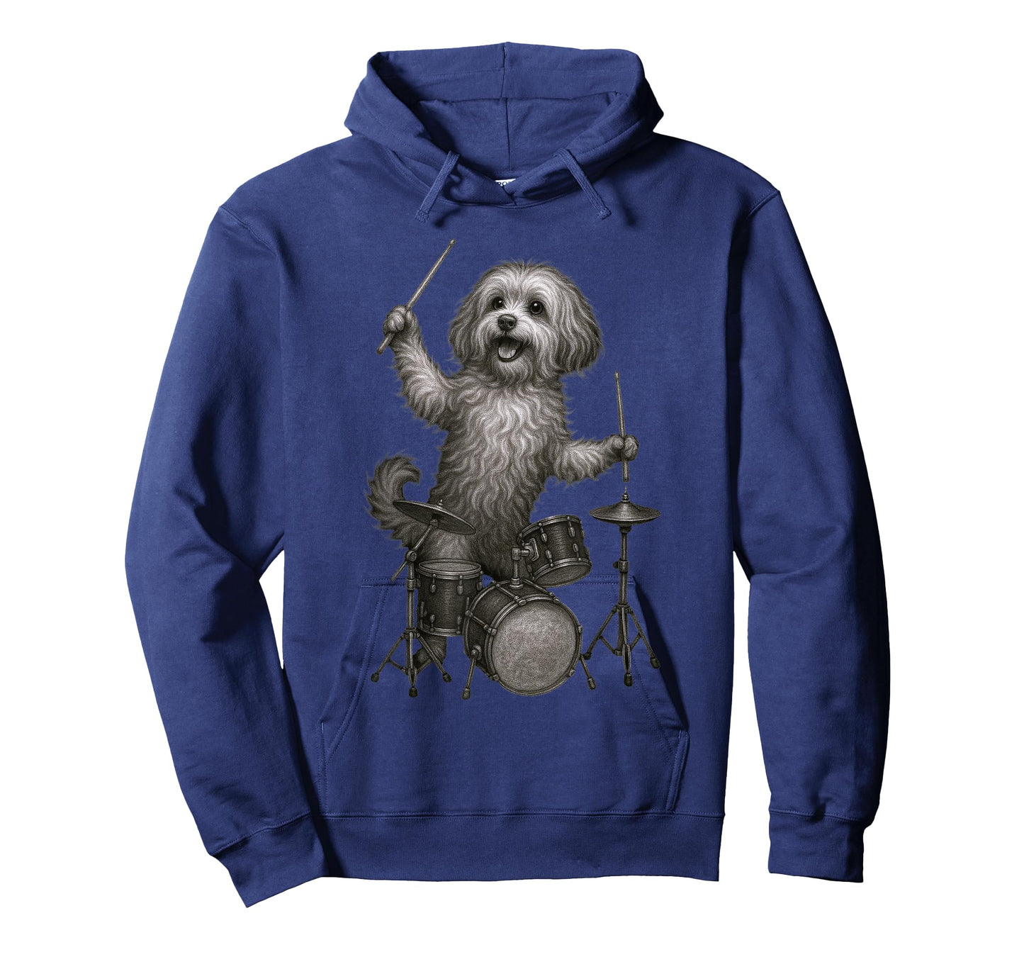 Havanese Dog Playing Drums Funny Drummer Dogs Lover T-Shirt
