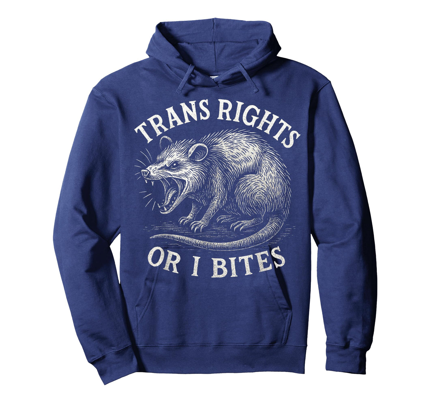 Trans Rights Or I Bites Funny Transgender Possum LGBT Pride T-Shirt