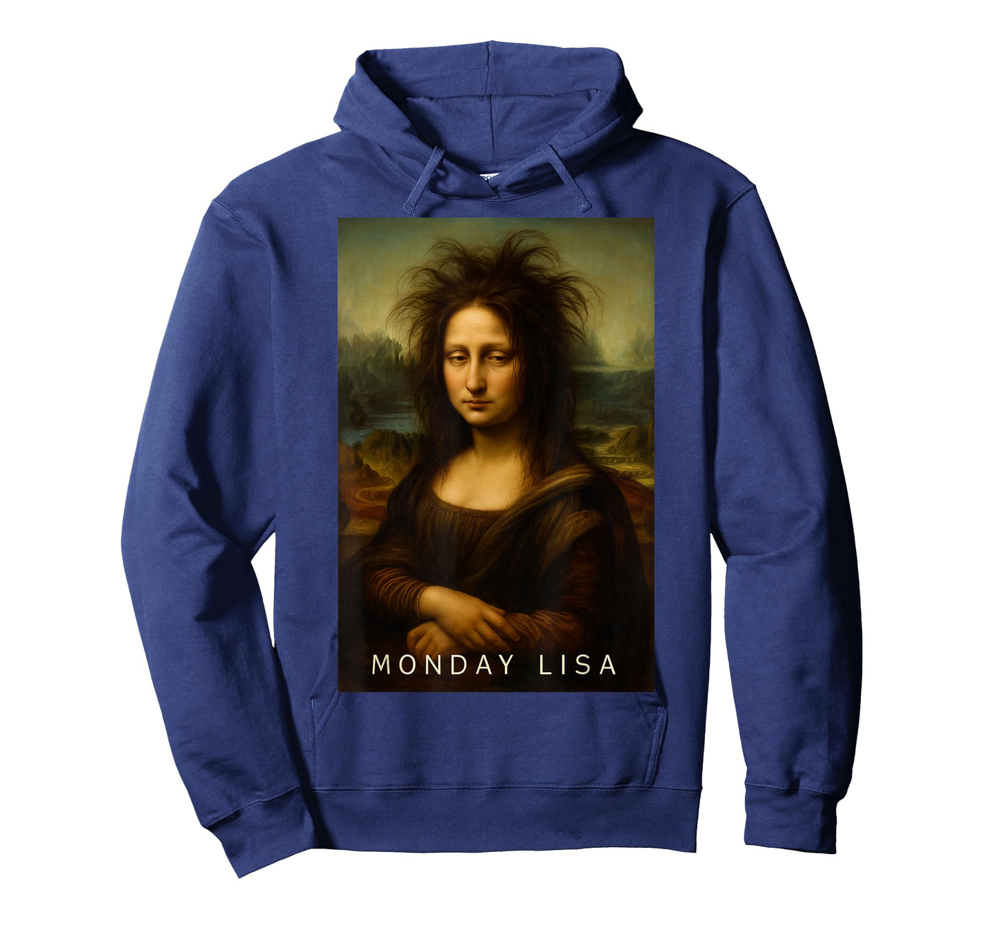 Monday Lisa Disheveled Classic Art Parody Week Start Mood T-Shirt