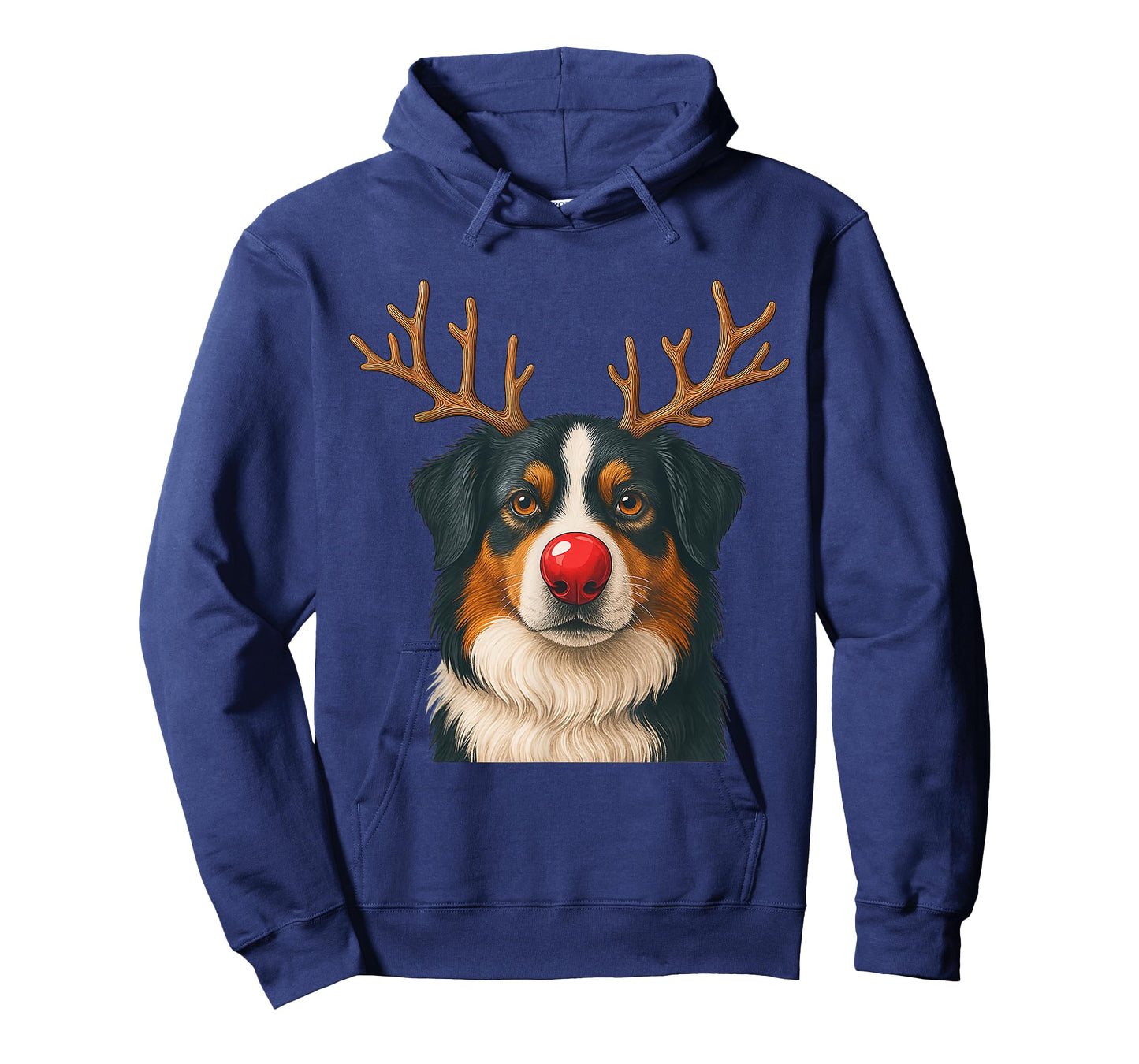 Reindeer Australian Shepherd Christmas Aussie Dog Mom Pajama T-Shirt