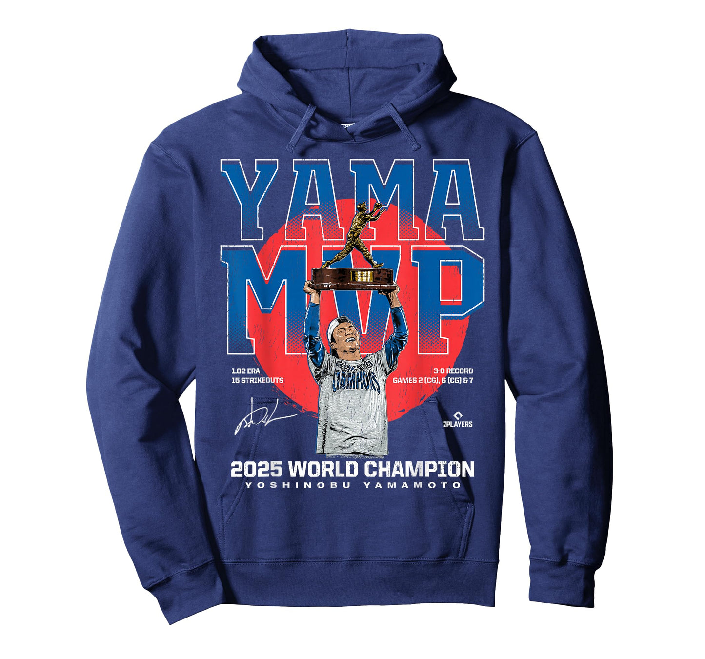 Yoshinobu Yamamoto 2025 Los Angeles MVP World Champion MLBPA T-Shirt
