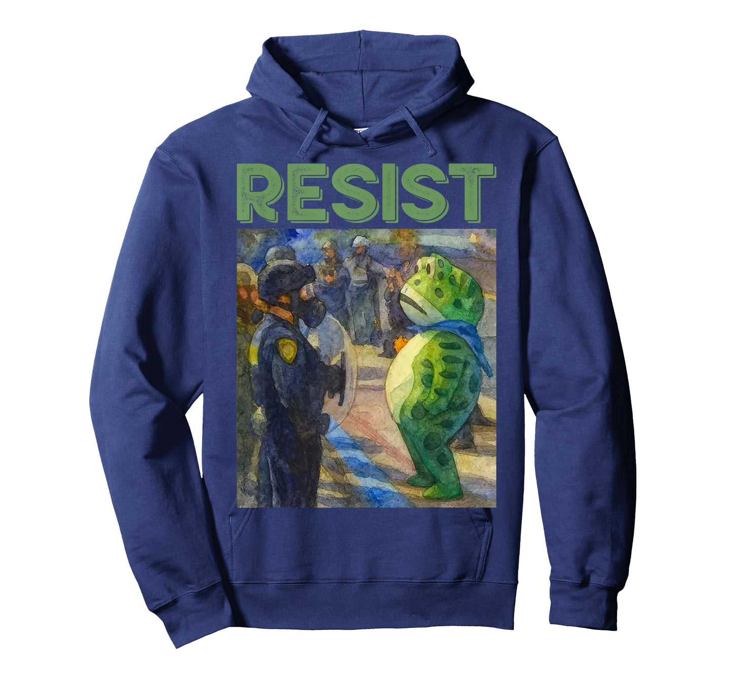 Resist Frog Portland Frog Protest for Men Women T-Shirt