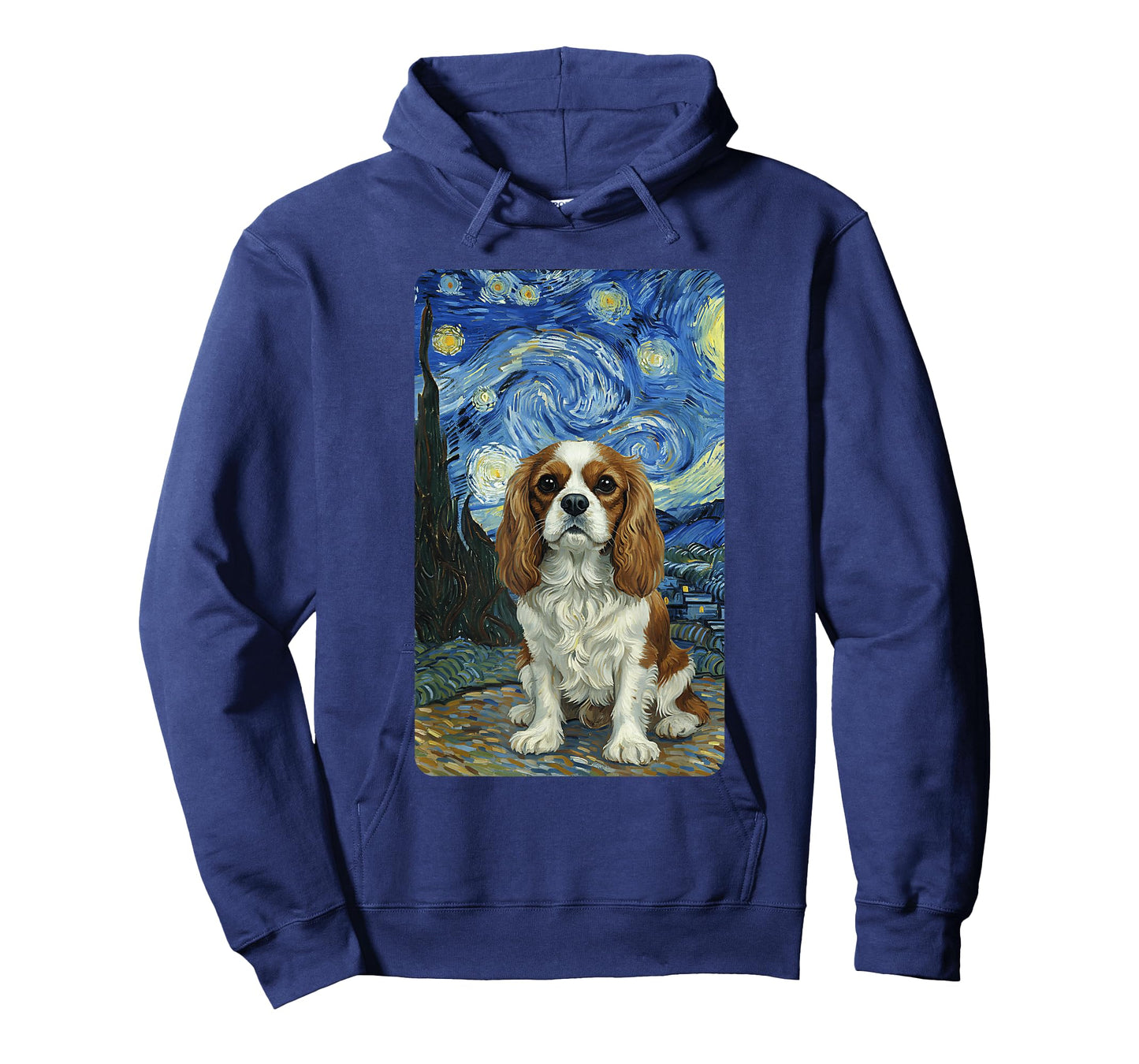 Cavalier King Charles Spaniel Starry Night Dog Lovers T-Shirt