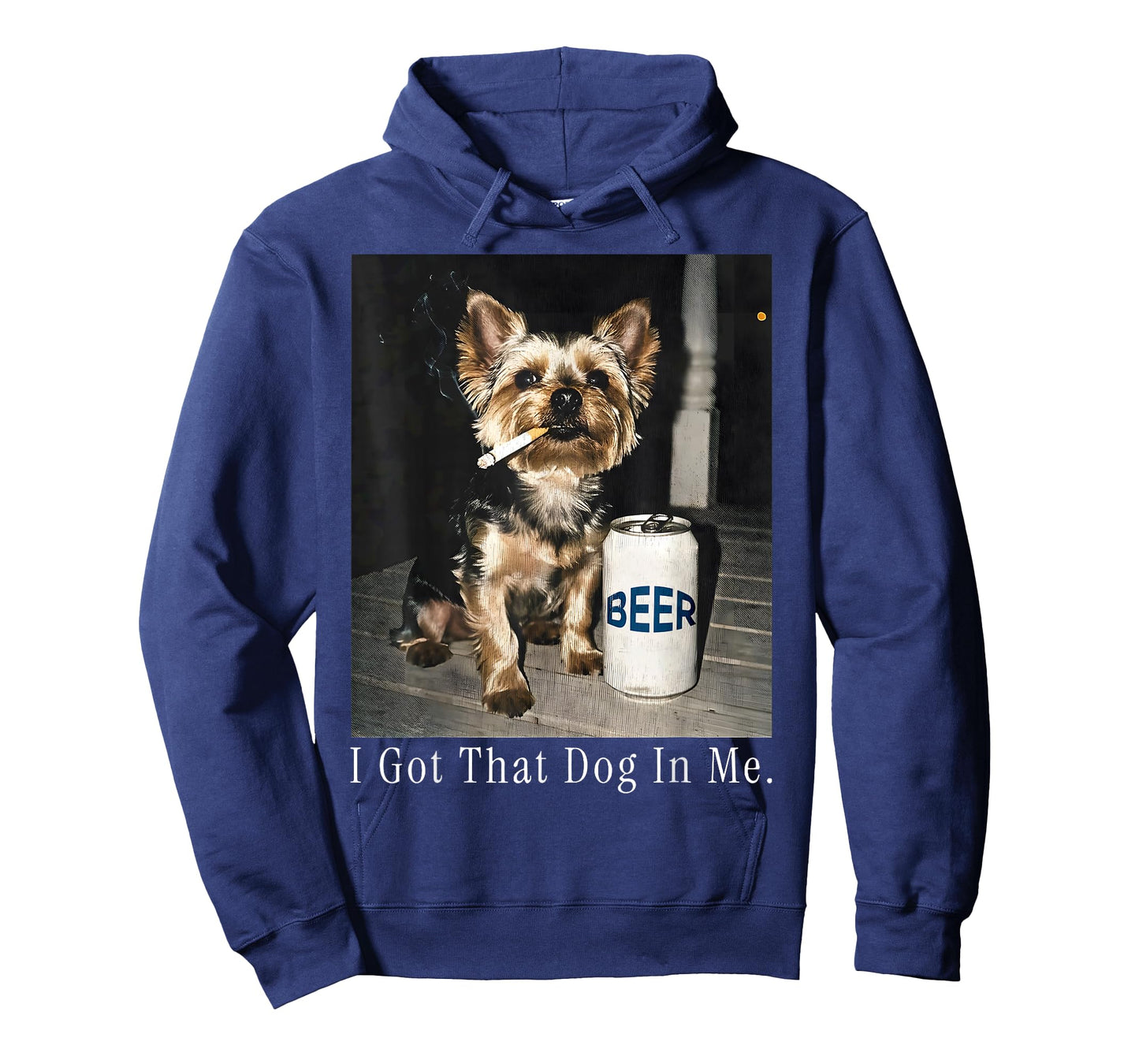 I Got That Dog in Me Funny Yorkie Smoking Cigarette Meme T-Shirt