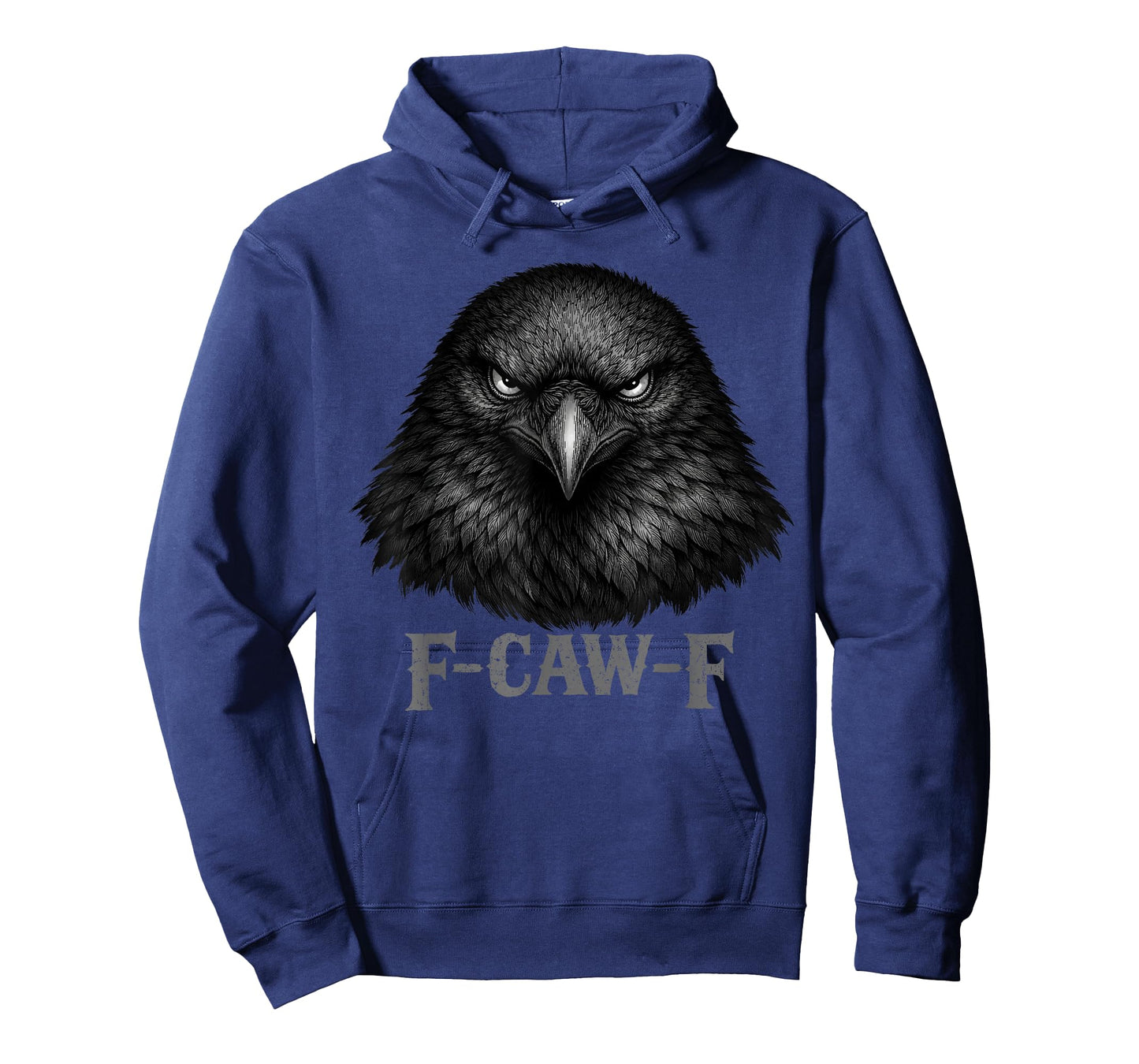 F-Caw-F Funny Black Crow Moon Gothic FcawF Adult Humor T-Shirt