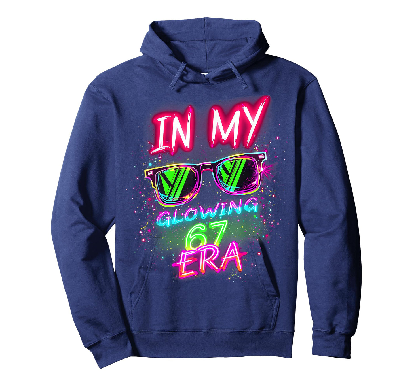 in My Glowing 67 Era Meme 6 7 Six Seven Colorful Bright T-Shirt