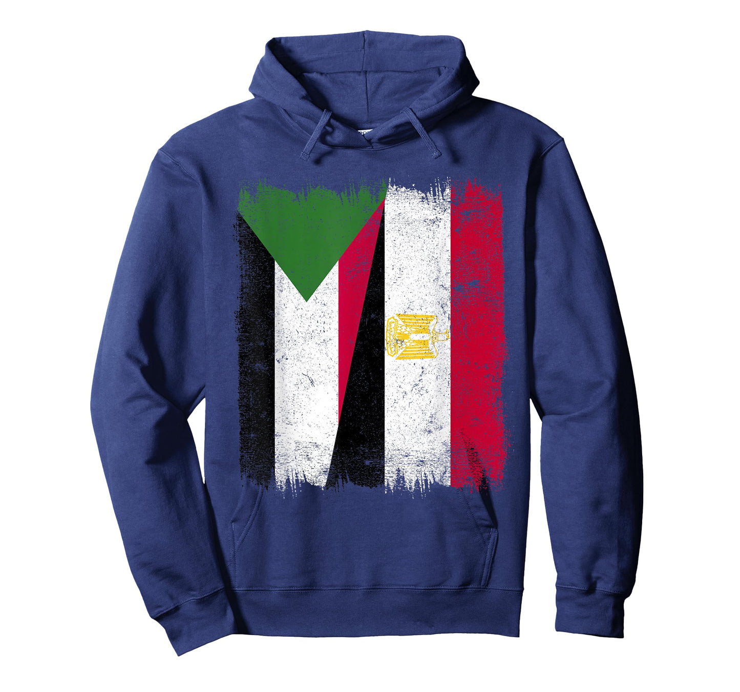 Sudan Egypt Half Flag Sudanese Egyptian Heritage T-Shirt