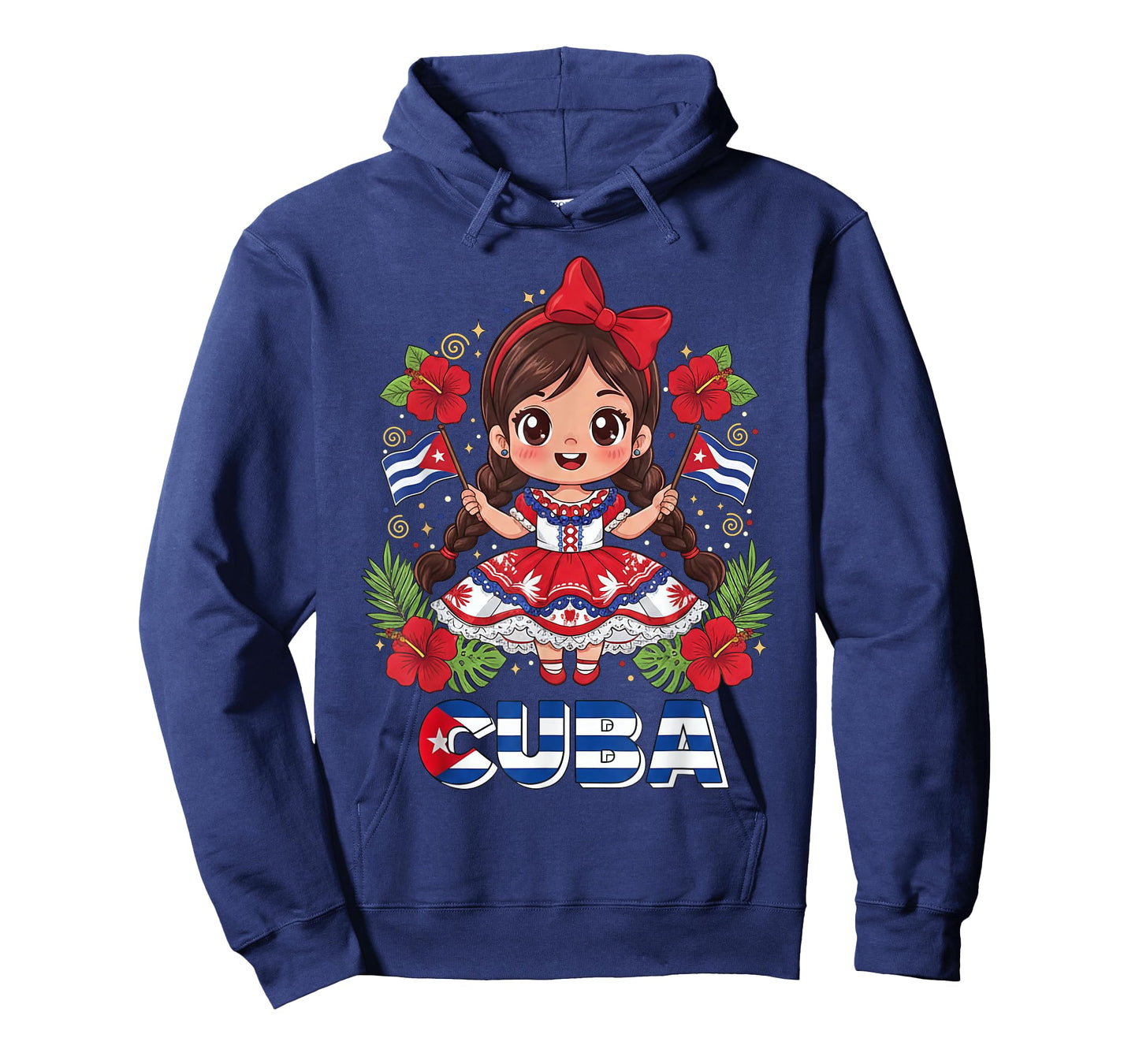 Cuban Traditional Dress for Girls Hispanic Heritage Cuba T-Shirt