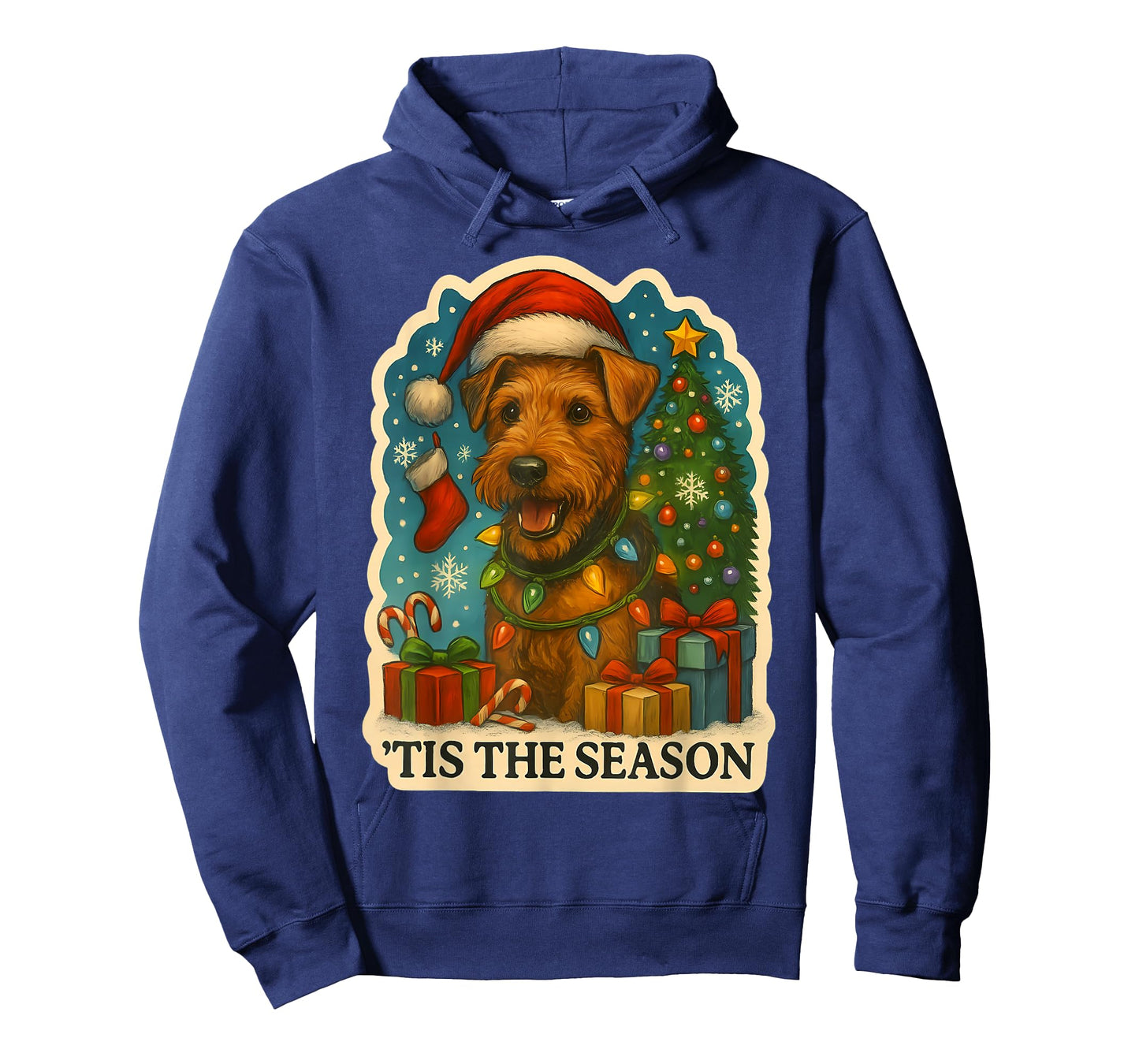Tis The Season Welsh Terrier Dog Merry Christmas Mom Dad T-Shirt