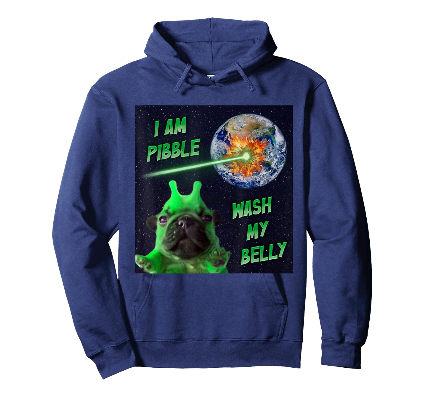 Alien Pibble Funny Brainrot Dog Meme Space I Am Pibble T-Shirt