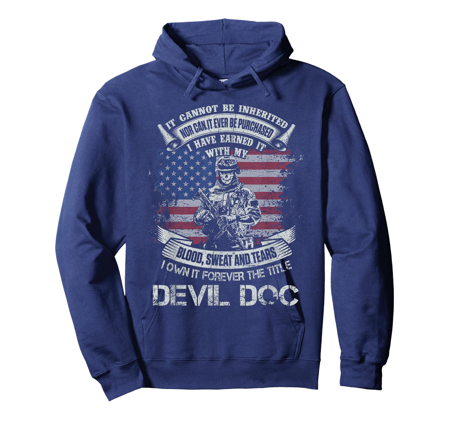 Own Forever The Title Devil Doc Flag US Corpsman Military T-Shirt