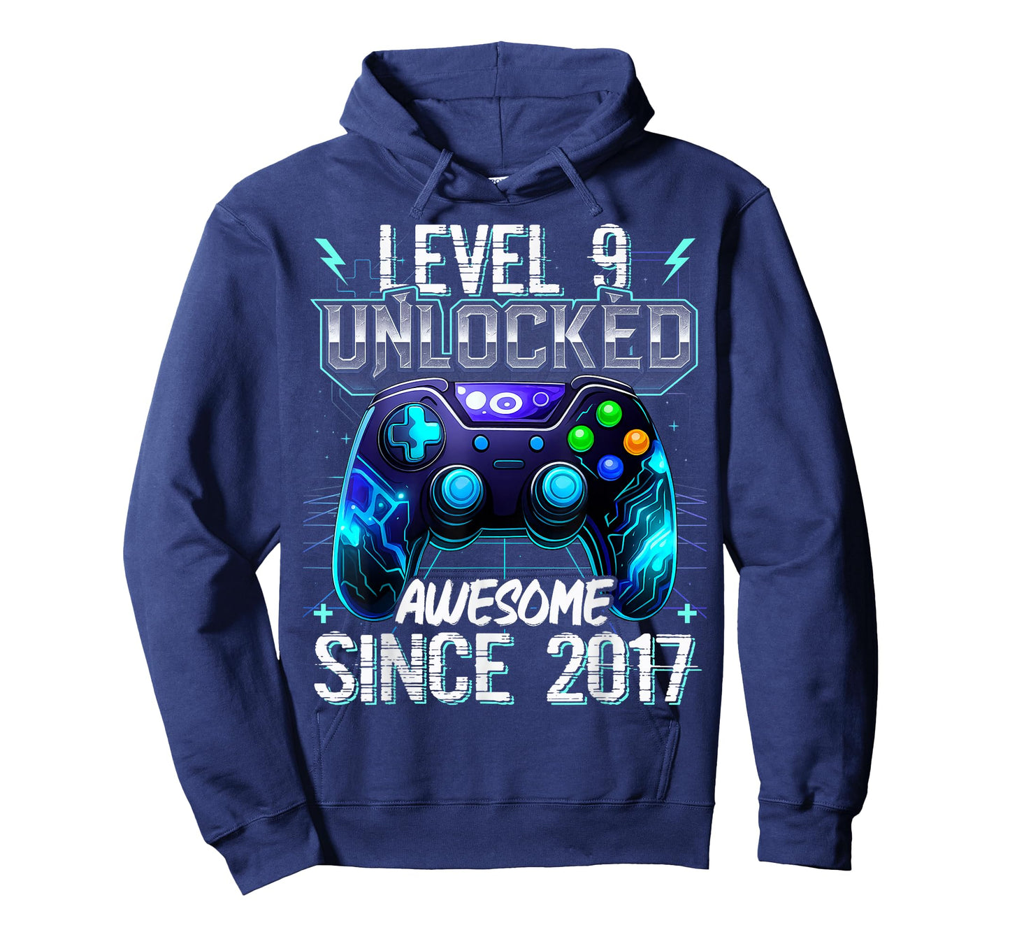 9th Birthday Boy Level 9 Gamer 9 Year Video Game Party T-Shirt