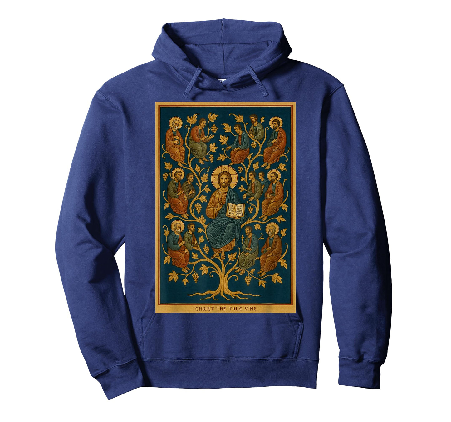 Orthodox Icon of Jesus - I Am The Vine Icon T-Shirt