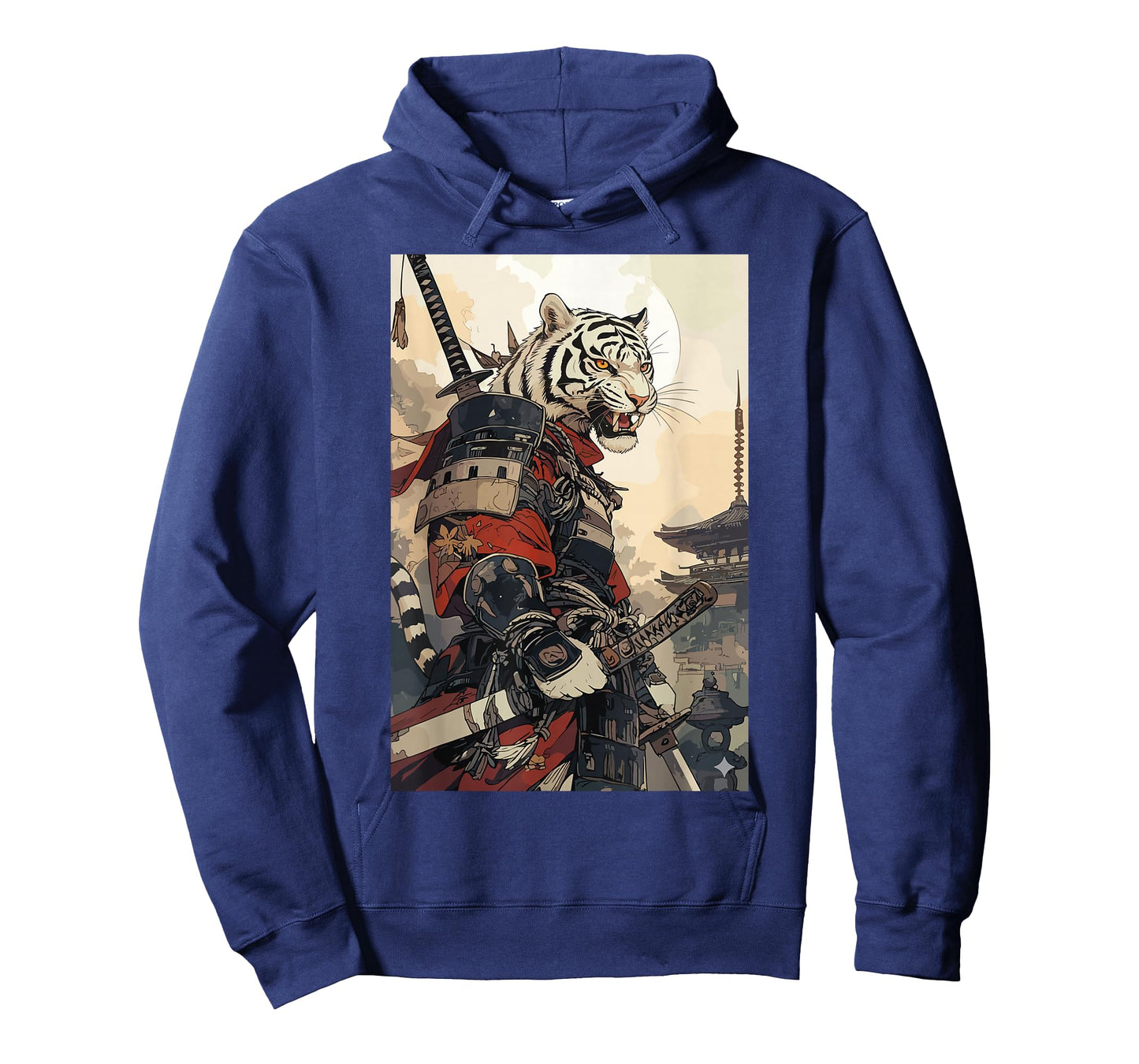Samurai Tiger Shirts for Women Men Vintage Graphic Japanese T-Shirt