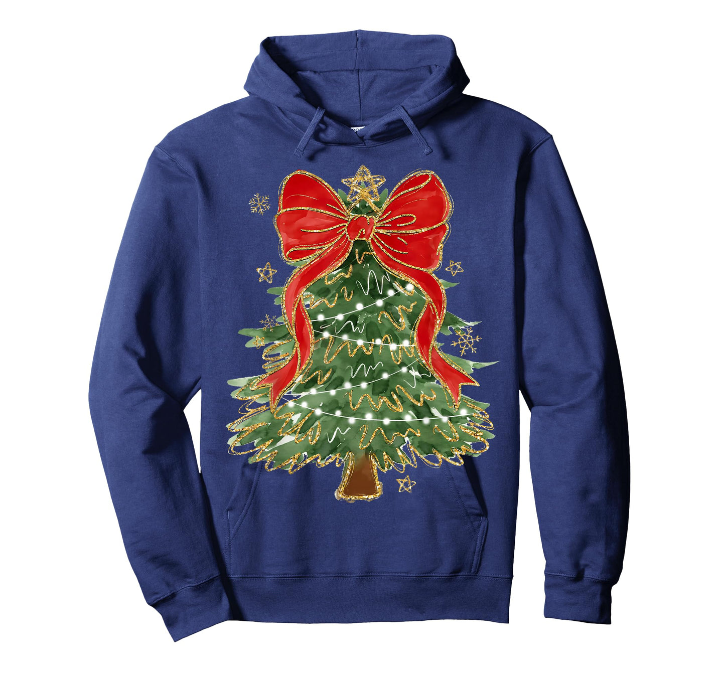 Coquette Bow Christmas Tree Xmas Holiday Girly Outfit Women T-Shirt