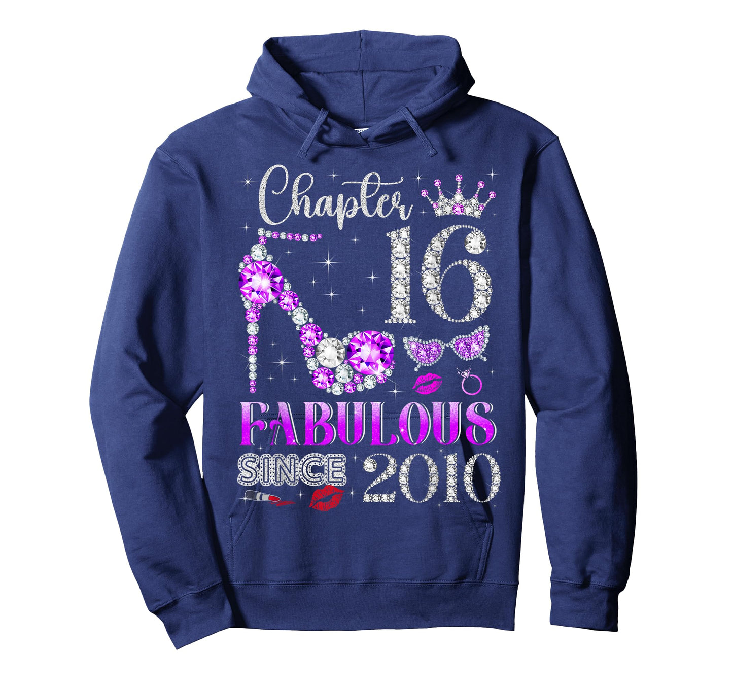 Chapter 16 Fabulous Since 2010 16Th Birthday Ladies Girls T-Shirt