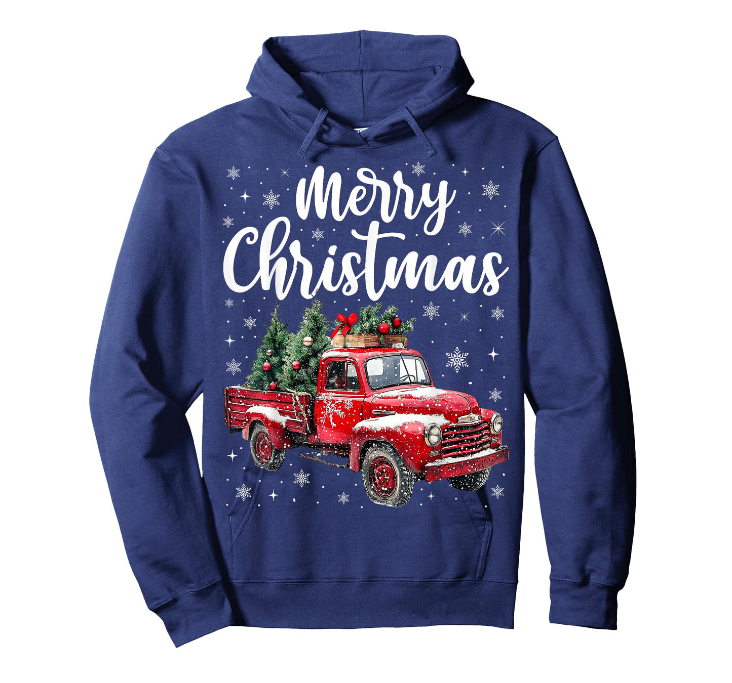 Merry Christmas Red Truck Family Matching Christmas Pajama T-Shirt