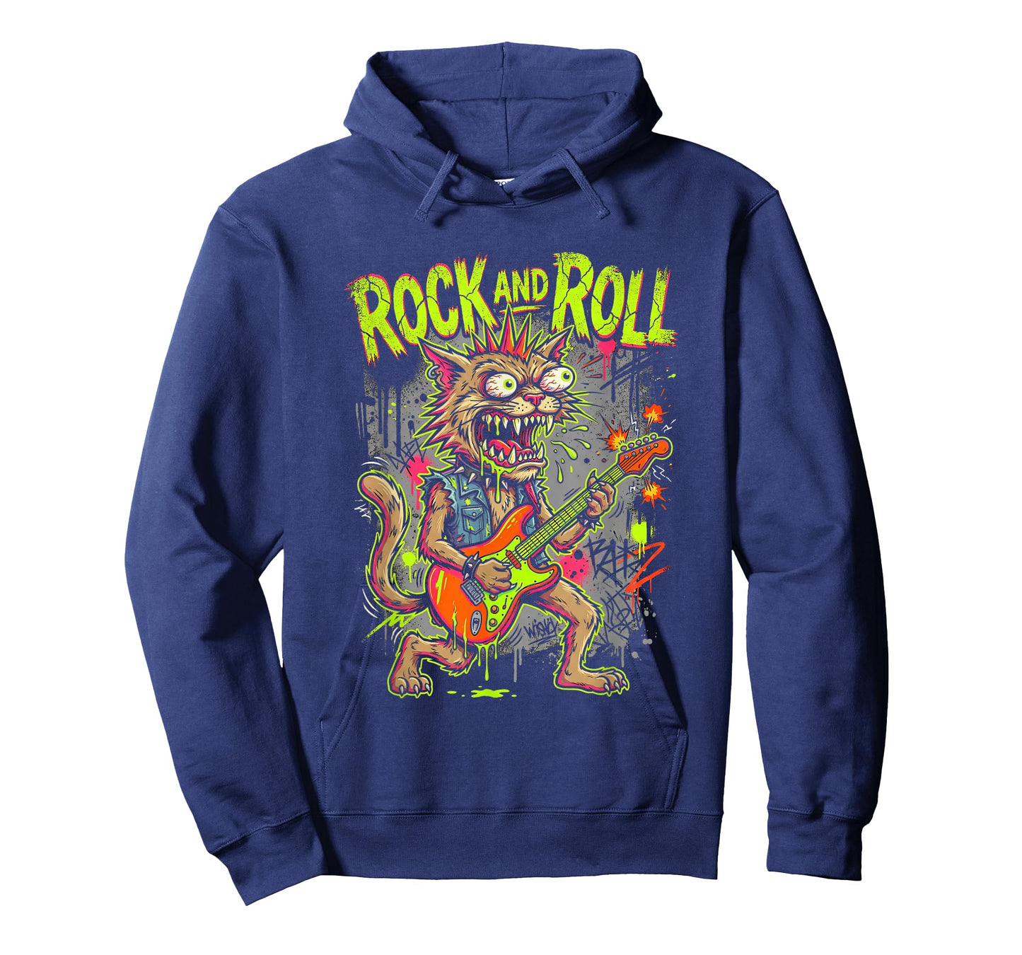 Punk Rocker Heavy Metal Art T-Shirt