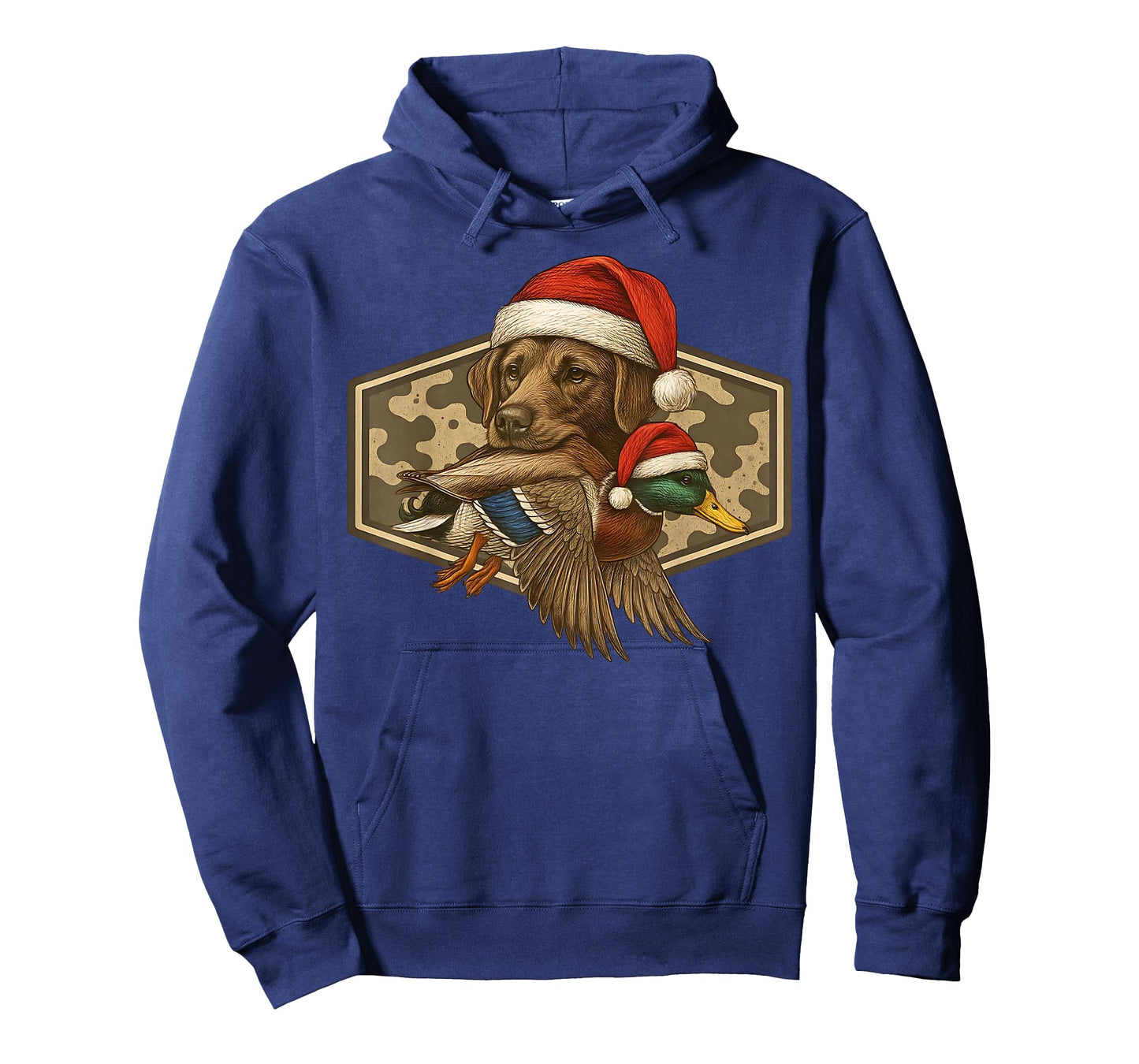 Camo Duck Hunting Lab Dog Labrador Christmas Hunting Season T-Shirt