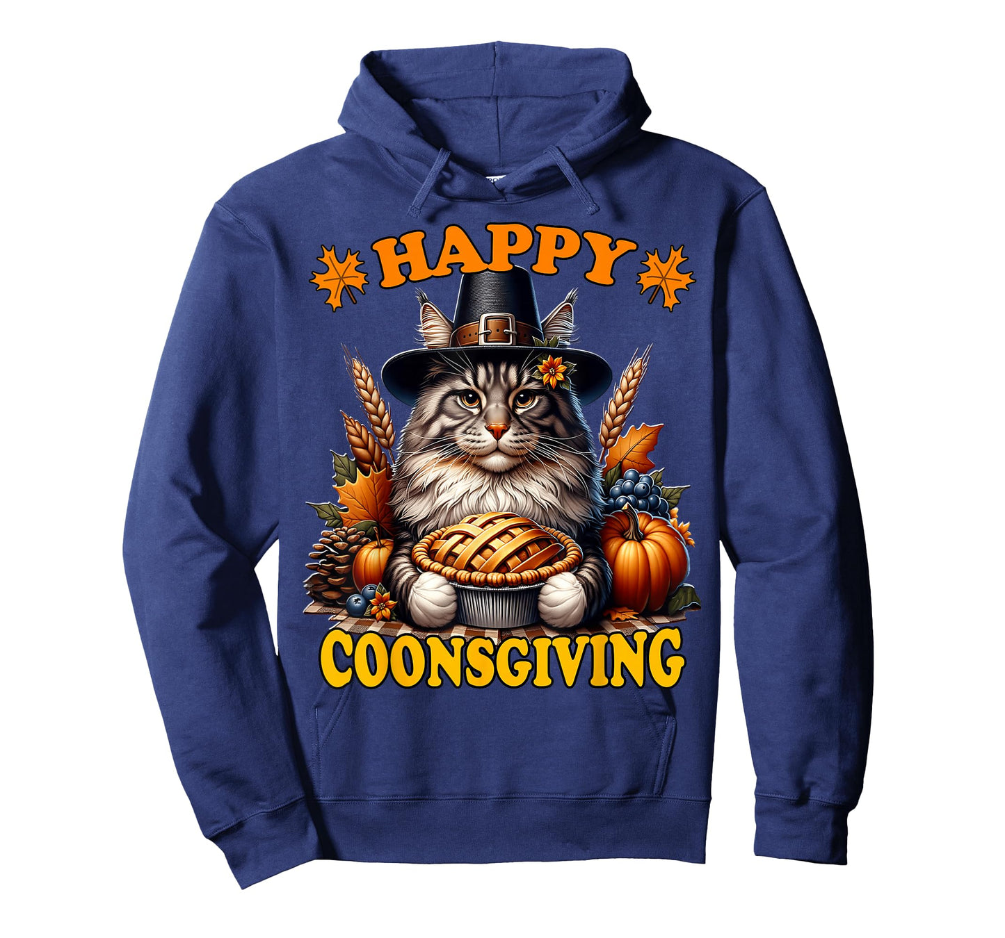 Thanksgiving Maine Coon Cat T-Shirt