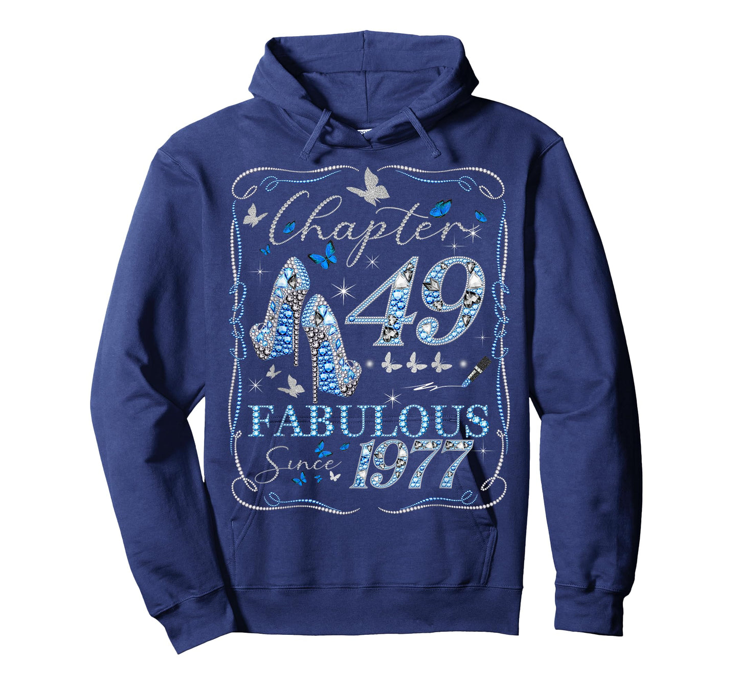 Women Chapter 49 Fabulous EST 1977 49th Birthday Queen T-Shirt