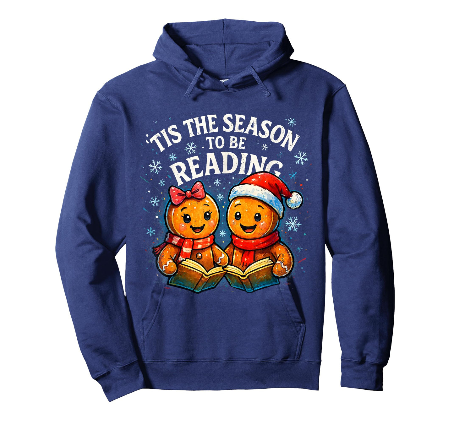 ’Tis The Season to Be Reading Book Lover Design T-Shirt
