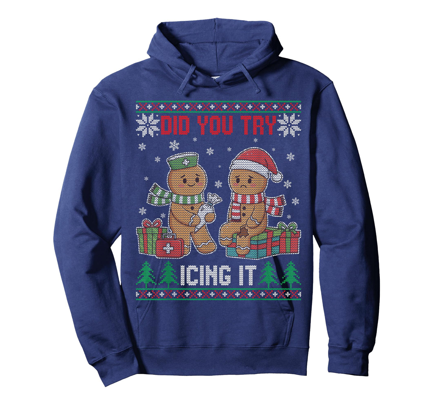 Funny Christmas Nurse Gingerbread Have You Tried Icing It T-Shirt
