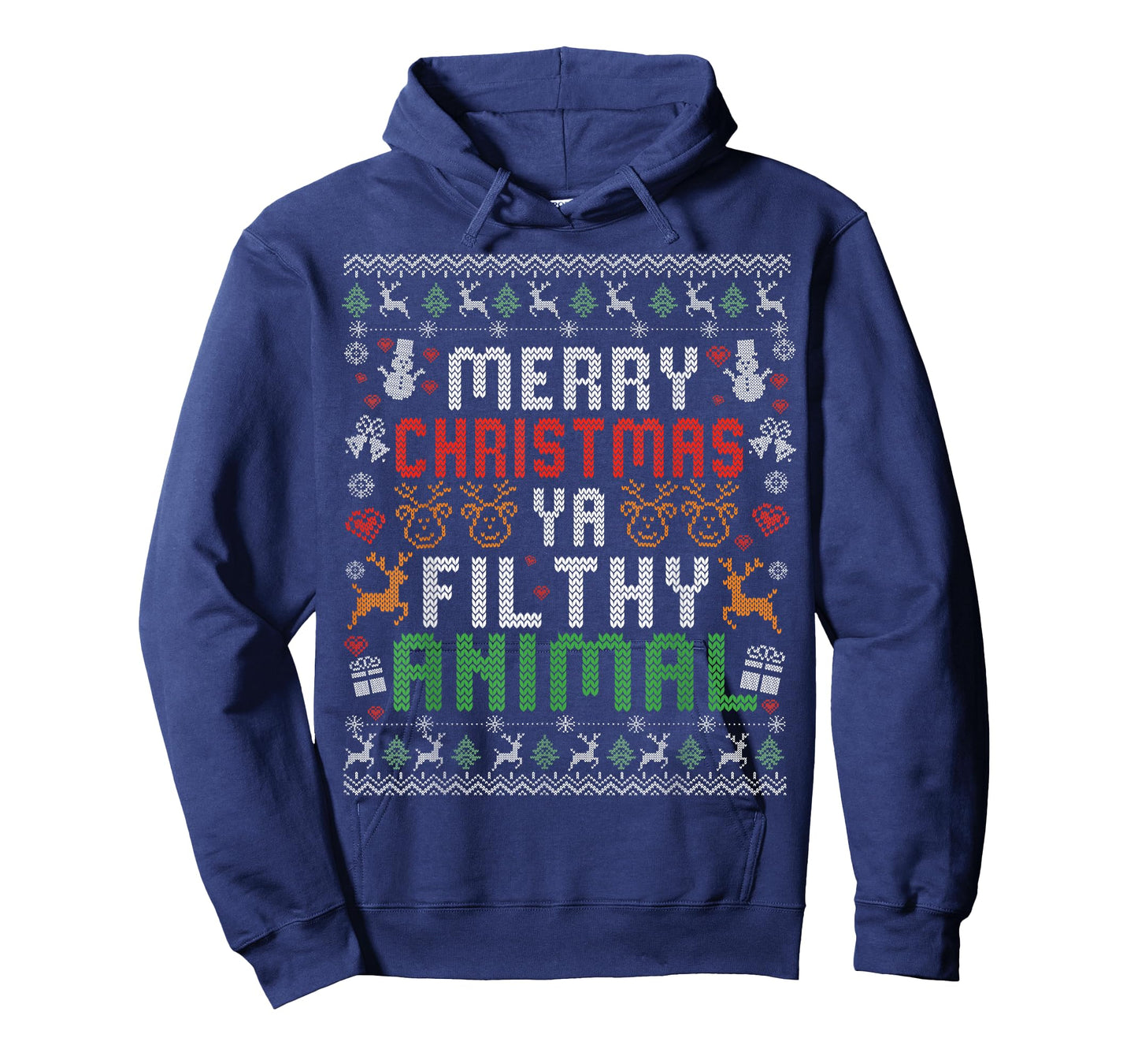 Merry Christmas Animal Filthy Ya Xmas Pajama Shirt Men Women T-Shirt