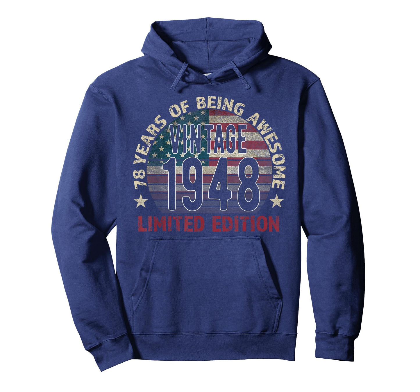 78th Birthday Gift Men Vintage Born 1948 Turning 78 Year Old T-Shirt