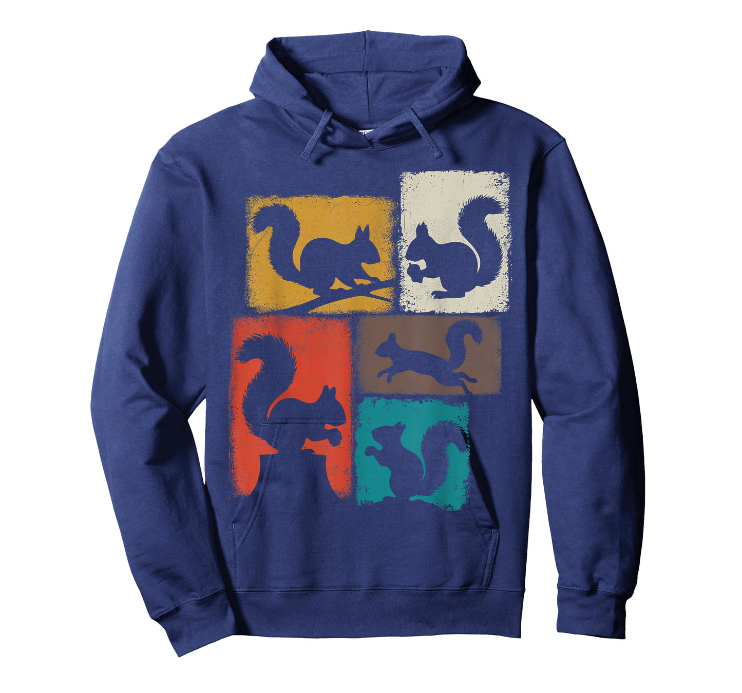 Squirrel Vintage Collage Nut Lover T-Shirt