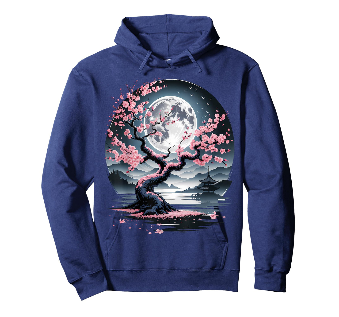 Traditional Japanese Sakura Garden Landscape Cherry Blossom T-Shirt