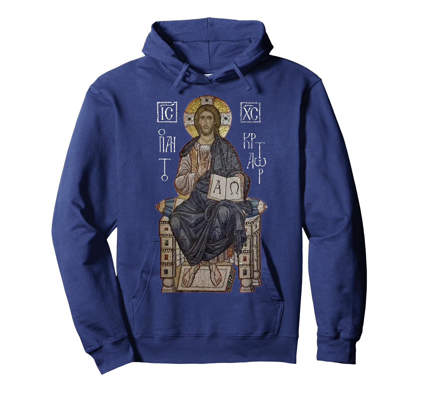 Christ Pantocrator Jesus Alpha Omega Byzantine Art T-Shirt