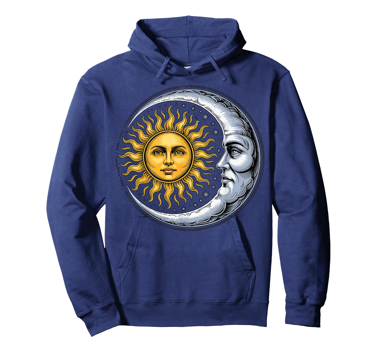 Sun and Moon Face Celestial T-Shirt