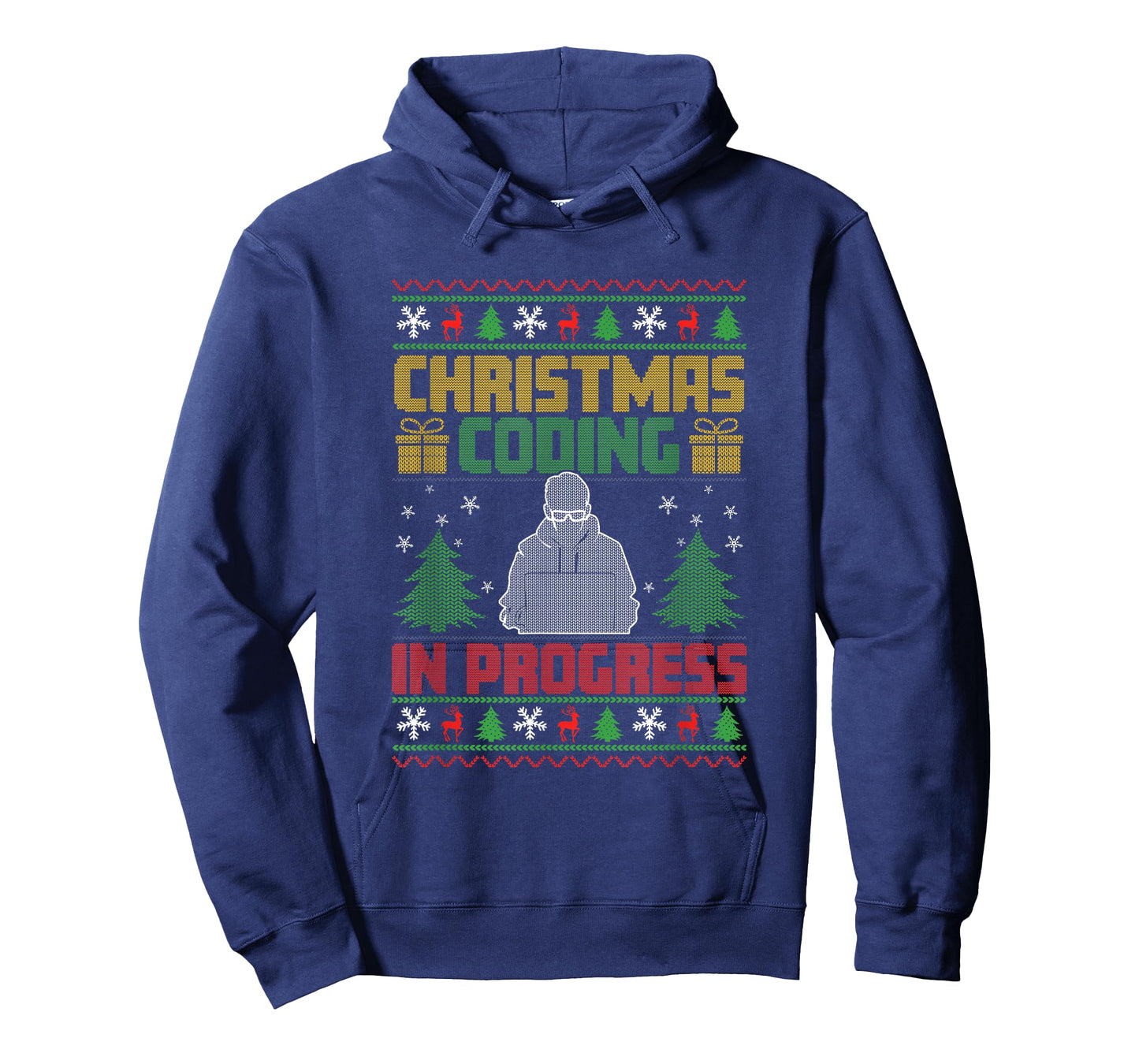 Software Developer Computer Nerd Programmer Ugly Christmas T-Shirt