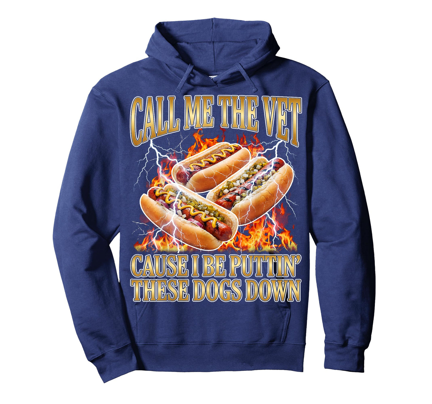Hot Dog Call Me The Vet Puttin' Dogs Down Funny Glizzy Meme T-Shirt