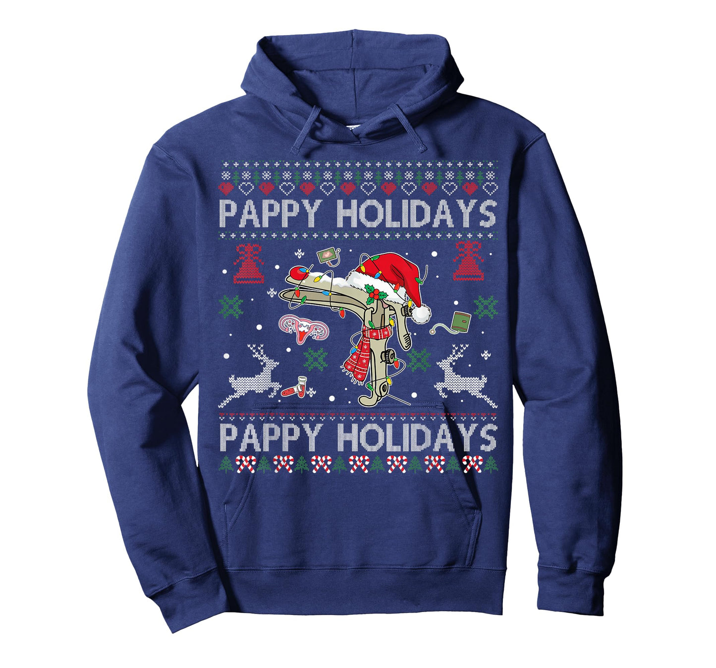 Speculum Santa Pappy Holidays Gynecologist Ugly Sweater Xmas T-Shirt