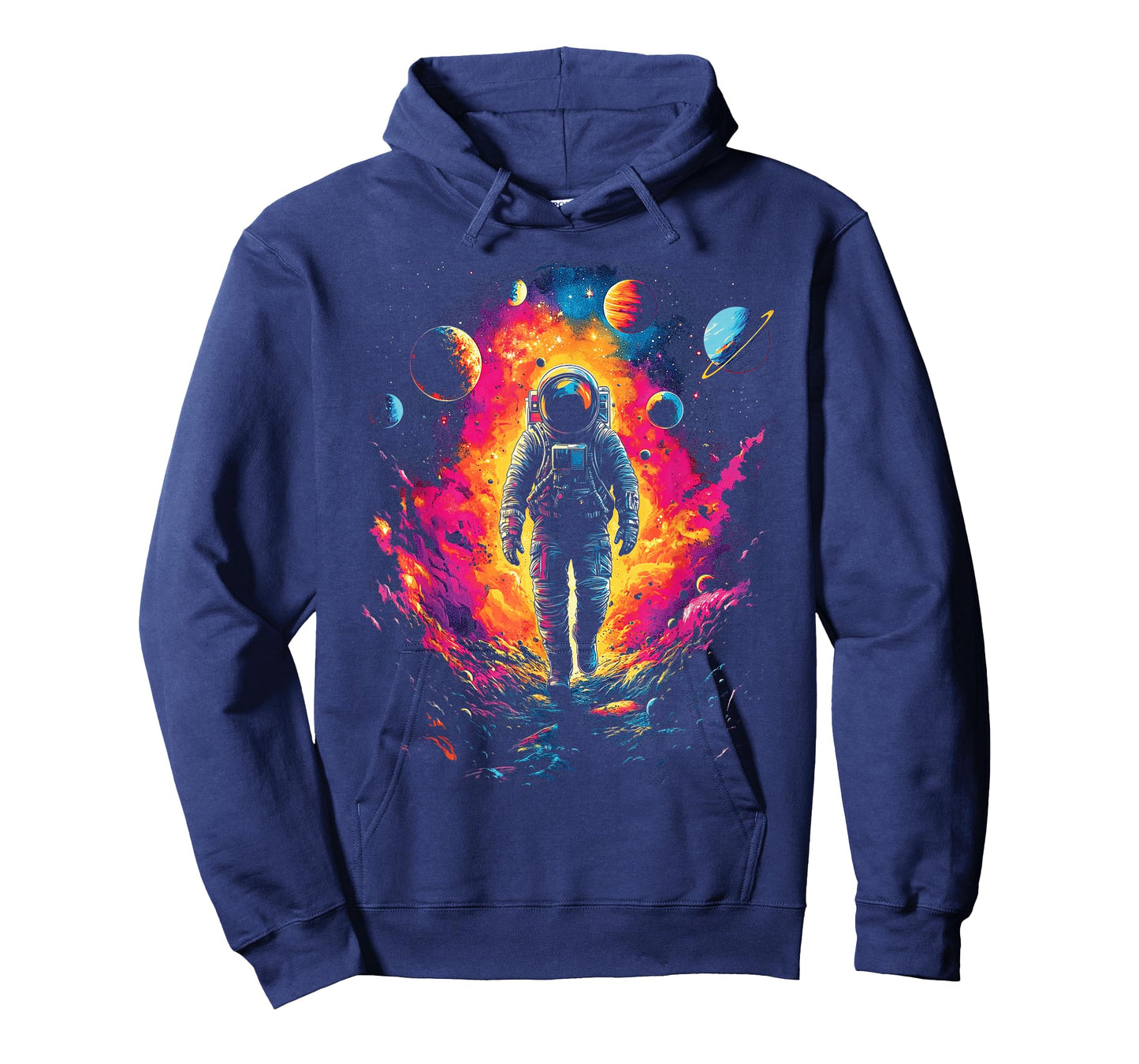 Astronaut Walking in Galaxy Outer Space Explorer Science T-Shirt