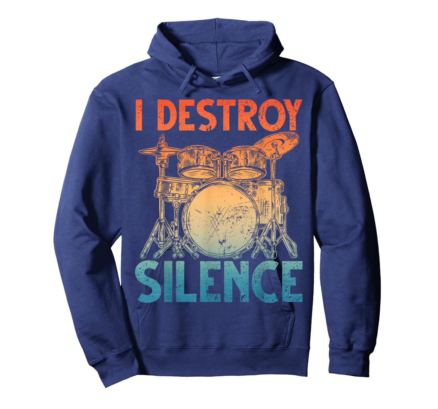 Funny Drumming Art for Men Women Drumline Drum Set Drummer T-Shirt