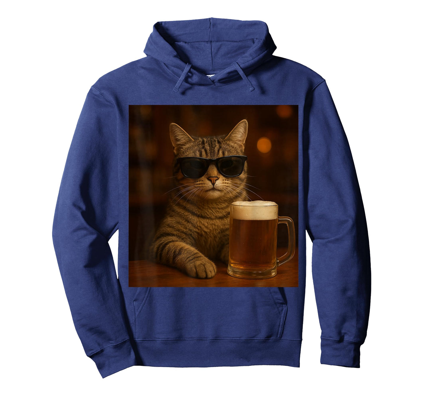 Funny Drinking Cat Meme Sarcastic Humor Beer Lover Bar T-Shirt
