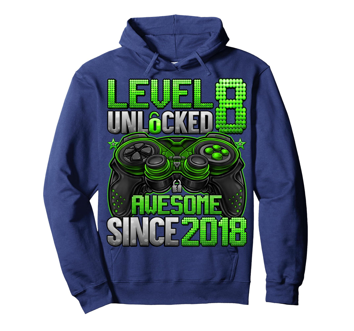 Level 8 Unlocked 8 Year Old Gifts for Boys 8th Birthday Boy T-Shirt