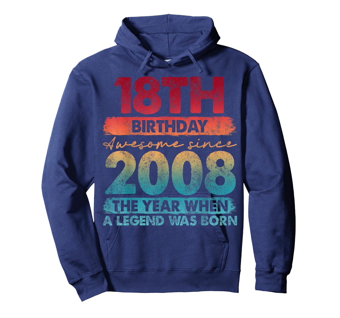 18 Year Old Gifts Vintage 2008 Limited Edition 18th Birthday T-Shirt