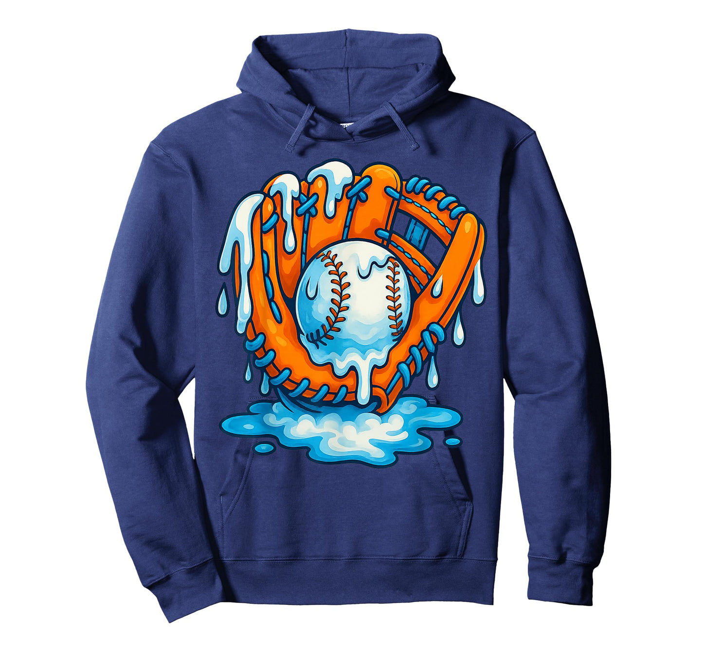 Baseball Drip Team for Boys and Girls Ice Cream Cool T-Shirt