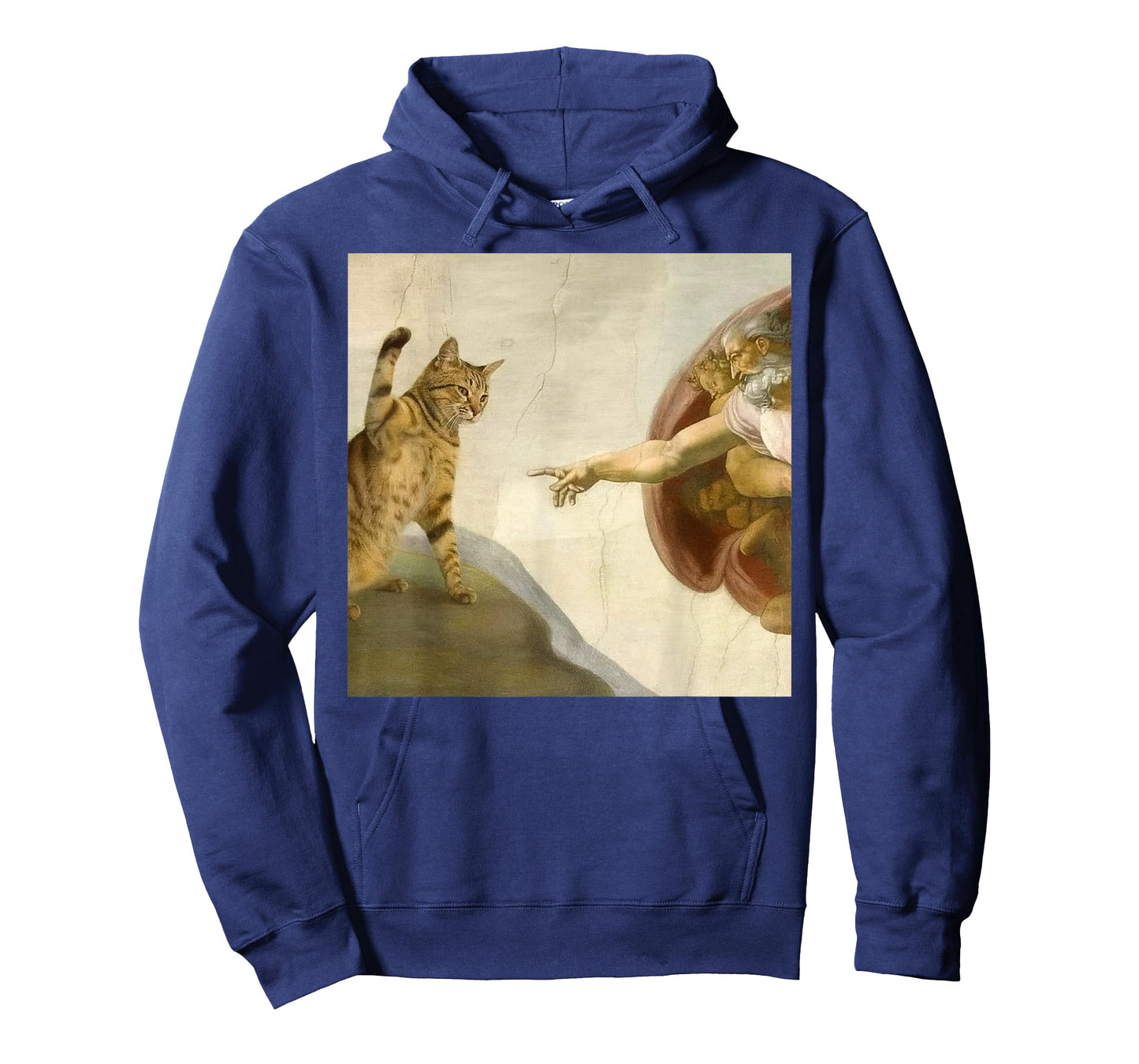Tabby Cat Creation of Adam Meme T-Shirt