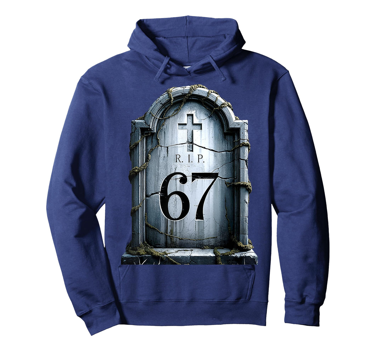 Six Seven Gravestone 67 RIP Tombstone Halloween T-Shirt