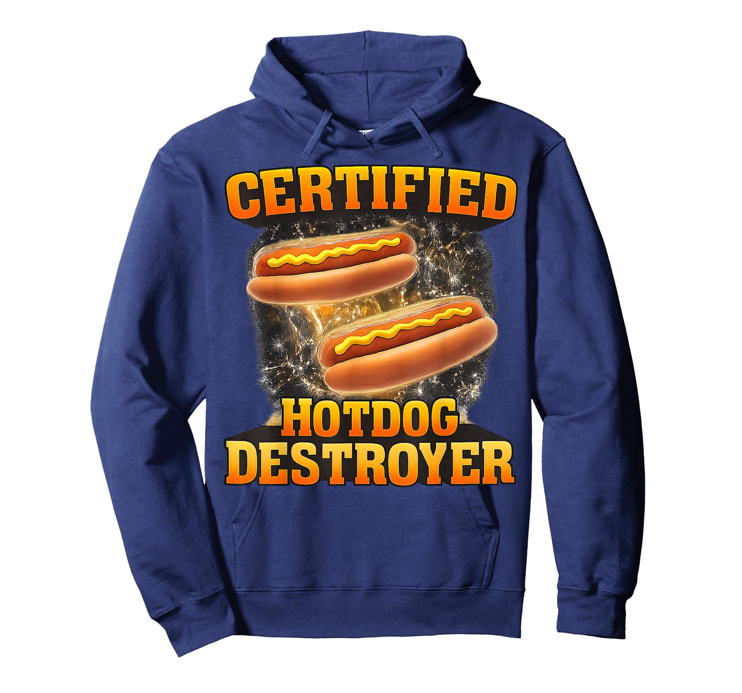 Certified Hotdog Destroyer Funny Food Lover Men Women Kid T-Shirt