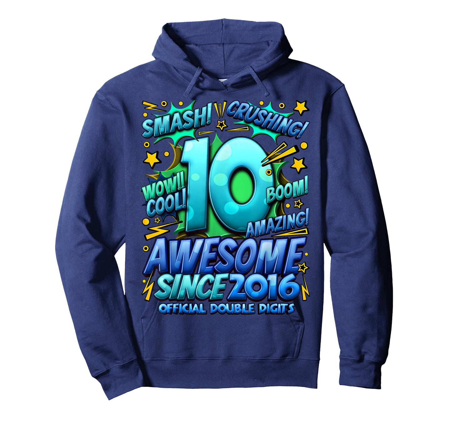 Official Double Digits 10 Year Old Boys 10th Birthday Boy T-Shirt