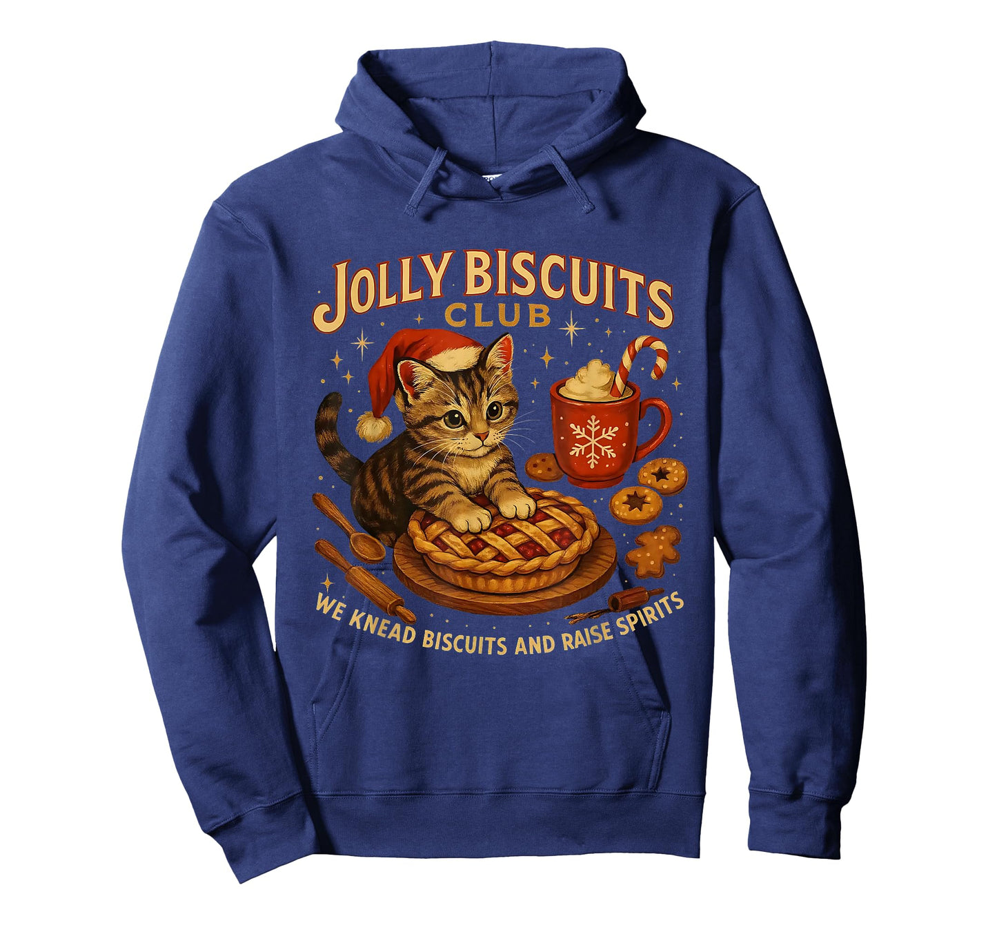 Jolly Biscuits Club We Knead Cat Xmas T-Shirt