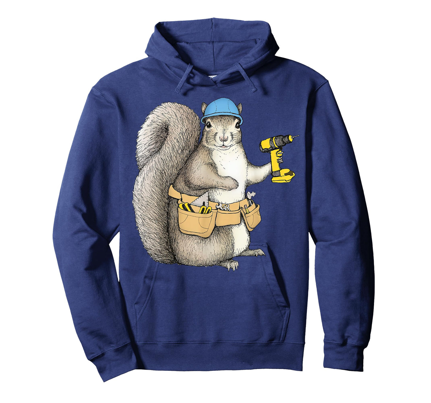 Handywoman Squirrel Animal Handyman Carpenters Construction T-Shirt